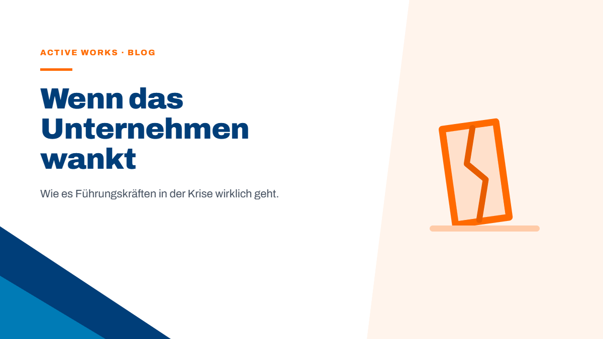 Wenn das Unternehmen wankt: Wie es Führungskräften in der Krise wirklich geht